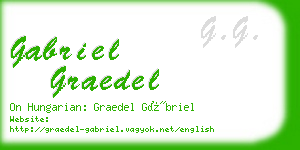 gabriel graedel business card